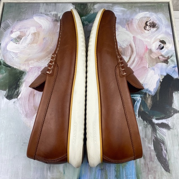 SOLD!!!!!Cole Haan 2.0 Zerogrand Penny Loafer in Briti Tan Size 10.5. - Picture 6 of 12